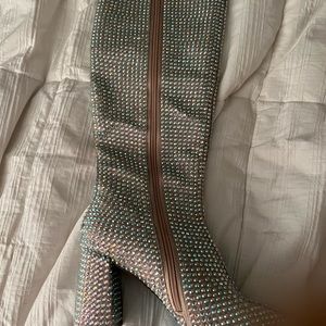 Betsy Johnson Rhinestone Boots